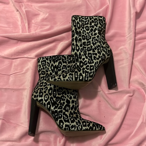 ALDO Boots sparkly leopard print - Picture 3 of 9